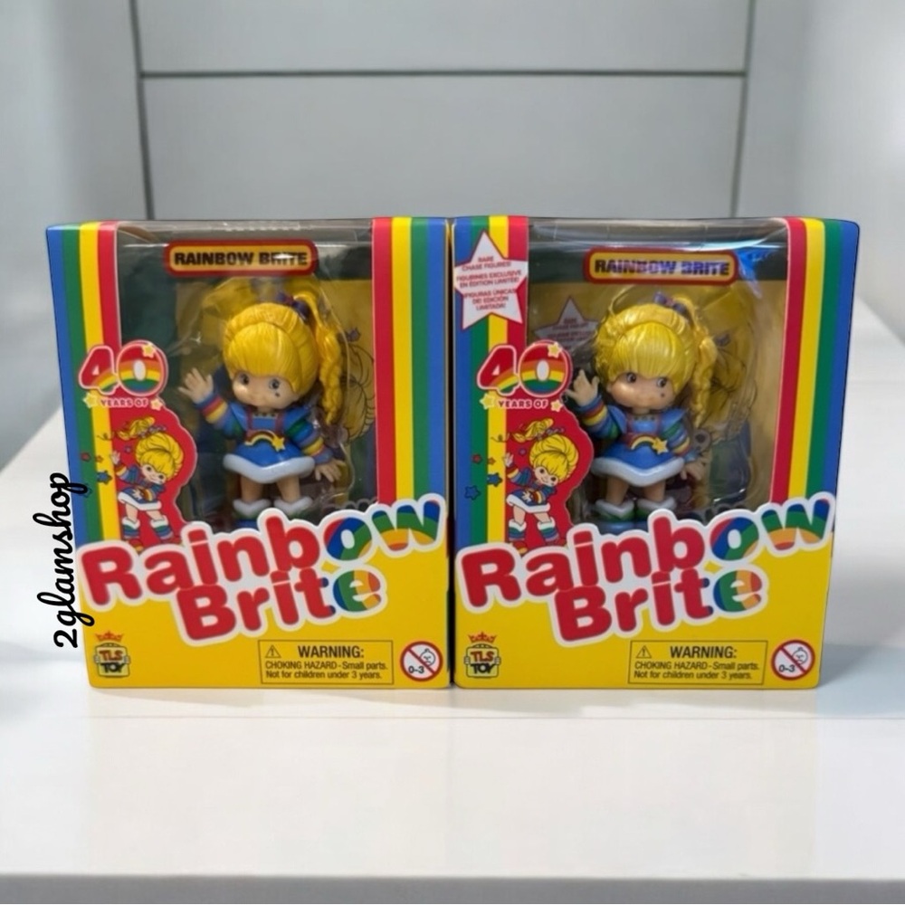 Rainbow Brite Mini Figures 40TH Anniversary Rainbow Brite and Chase